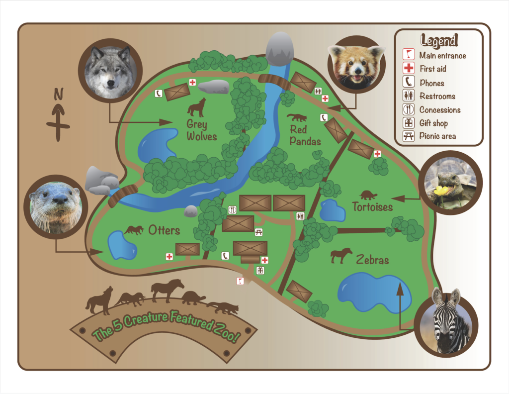 zoo map